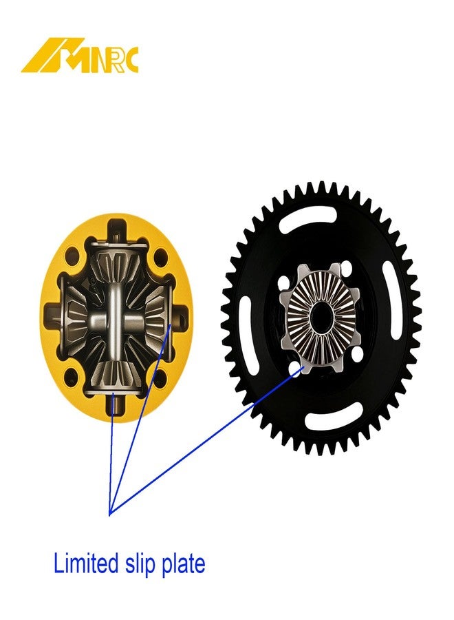 NMNRC 50T EXB Center Limited Slip Differential Diff for Arrma 1/7 Infraction Felony Limitless Firteam Mojave 1/8 Kraton Outcast Notorious Talion Typhon EXB 6S BLX RC Car Upgrades Part - Image 5